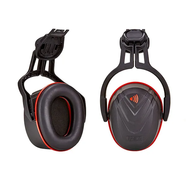 MSA V-Gard Helmet Mounted Ear Defenders SNR36 — Red